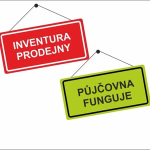 Středa až sobota INVENTURA Středa až sobota INVENTURA